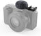 SmallRig Cold Shoe Adapter with Windshield for Sony ZV-1 II/ZV-1 / ZV-1F / ZV-E1 / ZV-E10-3526...
