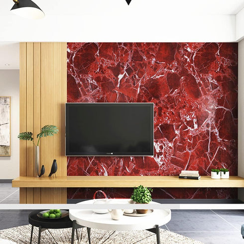 Amhao Marble Self Adhesive Paper 15.7inch x79inch Granite Look Effect Gloss Vinyl Film Wallpaper Kitchen Countertop...