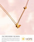 Benevolence LA Gold Butterfly Necklace, 14k Gold Dipped Butterfly Necklaces for Women, Cute Butterfly Necklace, Dainty Butterfly Jewelry, Gold Nec...
