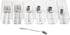 ihomecooker 6 Set Clear Plastic Junk Drawer Organizer Vanity Curlery Utensil Makeups Organizer for Kitchen 9''X 3''...