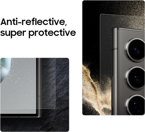 SAMSUNG Galaxy S24 Ultra Anti-Reflecting Phone Screen Protector, Front Display Protective Film Shield, Anti Scratch Protection, Dustproof, US Vers...