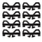 10 Pcs Electric Fence Tightener Wire Tensioner Insulator, Plastic Cord Tensioners, Black...