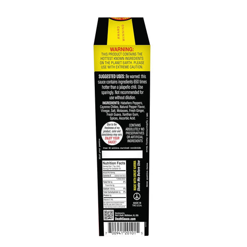 Blair's Mega Death Hot Sauce 5 Oz with Habaneros, Cayenne - 650x hotter than a Jalapeno - with Liquid Rage & Skull Key Chain...