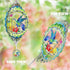 Hummingbird Wind Spinners for Yard and Garden,3D Wind Spinner, 12 inch Metal Wind Sculpture Stainless Steel Wind Catchers for Outdoor Indoor Craft...