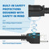 Snow Blower Electric Starter Cord 02483100 Compatible with Ariens Snow Blower SS322 SS522 SS522C, MTD 629-0071, MTD 929-0071, MTD 929-0071B, Tecum...
