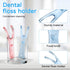 Healifty Dental Floss Holder for Teeth - 2 Pack Reusable Reusable Floss Handle Holder Replacements Floss Handles for Tooth Cleaning (Pink, Blue)...