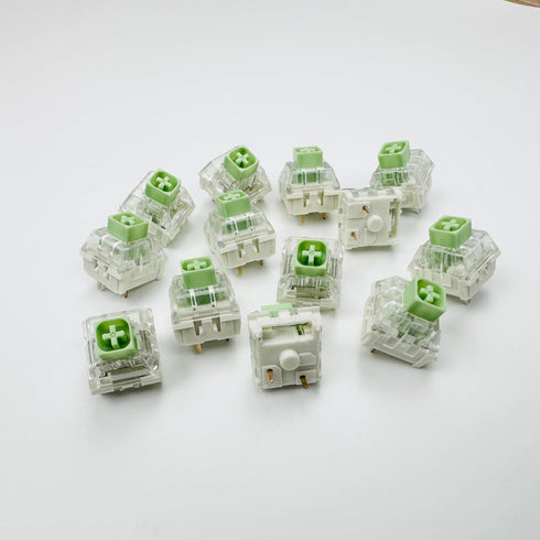 Kailh Box Jade Switches for Mechanical Gaming Keyboard,3-Pin 50gf Clicky/lubed/Dust&Waterproof Switches(10Pcs,Kailh Box Jade)...