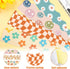 89.6 Ft Boho Bulletin Board Border Groovy 70s Bulletin Decorations Retro Classroom Bulletin Board Stickers for Classroom School Office Wall Board ...