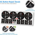 4PCS Replacement AC Control Dash Button Stickers for SUV Truck...