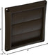 Lambro Industries 2677B Lambro"dustries Plastic Louvered Vent Hood, 4", Brown...