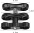 D&F 1'' inch Aluminum Standard Ball Mount Clamp for Underwater Light Arm System...