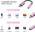USB-C to 3.5mm Headphone Adapter for Samsung S24 S22 S23 Ultra iPhone 15 15 Pro Max Plus,Type C to Aux Audio Dongle Earphone Adapter DAC Chip for ...