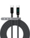 WOTOBEUS USB C to USB C Cable, 5A PD 100W E-Marker with LED Display, QC5/PPS45W, Soft & Braided, Super Fast Charging for iPhone 15 Pro Max iPad Ma...