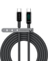 WOTOBEUS USB C to USB C Cable, 5A PD 100W E-Marker with LED Display, QC5/PPS45W, Soft & Braided, Super Fast Charging for iPhone 15 Pro Max iPad Ma...