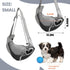 Small Dog Sling Carrier, Mesh Adjustable Pet Sling Carrier Zipper Pocket Breathable Hand Free for Small Medium Dogs Cats Outdoor Travel (up to 5 p...