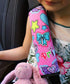 YR Seat Belt Cover for Kids, Soft Comfort Seat Belt Cushion for Children, Cute Cartoon Pattern Car Seat Belt Pads Cover for Girls and Boys, 1 Pack...