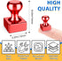 12Pack Strong Fridge Refrigerator Magnets Small Magnets, Upgraded Red Whiteboard Magnets for Detailed List Display, Metal Push Pin Magnets for Kit...