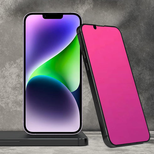 Compatible with iPhone 13 Pro Max and Compatible with iPhone 14 Plus Privacy Screen Protector mirror Tempered Glass Anti-Spy Gradient colorful Ant...