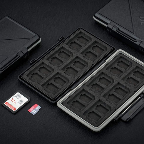 36 Slots Memory Card Case Holder Water-Resistant Keeper Wallet for 12 SD SDHC SDXC + 24 TF MSD MicroSD MicroSDHC MicroSDXC Memory Cards Storage Or...