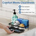 GSlife Sponge Holder Sink Caddy - Large Kitchen Sink Organizer for Brush and Soap, Dish Dispenser Sponge Caddy with Removable Drain Tray, Black...