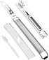 Ourokhome Kitchen Lemon Zester, Stainless Steel Hand Held Parmesan Cheese Grater for Ginger, Chocolate, Coconut, Lime, Nutmeg, Citrus, Fruit, Vege...