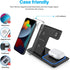 Wireless Charging Station, 3 in 1 Foldable Wireless Charger Stand, Wireless Charging Stand for iPhone 13/12/12 Pro/12 Pro Max/11/XS Max/XS/XR/X/8P...