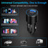 48W USB C Car Charger, All Metal 12V USB Outlet PD & QC 3.0 Fast Charge iPhone Car Charger Adapter Type C Flush Fit Car Plug for iPhone 15 14 13 1...