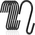 30 Pack Small S Hooks for Hanging Spoons Pans Pots Utensils Kitchenware, Metal S Hooks for Hang Clothes Bags Towels Plants, apply Bathroom Bedroom...