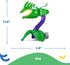Dazmers Dragon Head Kids Sprinklers for Outside - Fun Water Jets Toy for Lawn or Garden - Water Sprinkler Toy for Large Areas - Backyard Activitie...