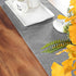 Gray Burlap Table Runner Natural Imitated Linen 14 x 48 Inch for Party Wedding Baby Shower Decorations Dining Farmhouse Outdoor Picnics Table, Han...
