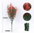 RECUTMS Artificial Lavender Flowers Plants 8 Bundles UV Resistant Faux Outdoor Plastic Greenery Shrubs Plants Hanging Planter Kitchen Home Wedding...