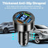 66W Fast Car Charger,4 Ports Cigarette Lighter USB Charger with LED Voltmeter,QC3.0/Super Port Car Charger Adapter Fast Charging,Compatible with A...