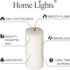 HomeLights Pillar Candles - 2.7x6 inch | 60 Hours Burning, 6 Count - White Unscented Smokeless European Pillar Candles - Perfect for Wedding, Part...