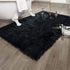Ashler faux fur rug, Fluffy Shaggy Area Rug Ultra Soft 3 x 5 Feet Rectangle Fur Rug Black Fuzzy Rug Machine Washable Shag Rug, Nursery Decor Throw...