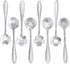 Maitys 16 Pieces Stainless Steel Flower Coffee Spoon Dessert Sugar Ice Cream Stirring Tea Spoon Set for Tableware Kitchen, Cafe or Bar(Silvery)...