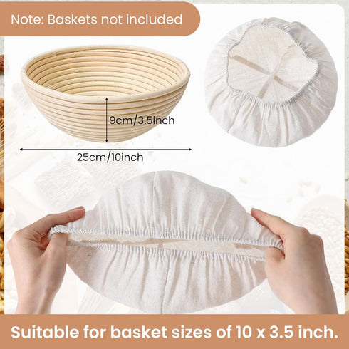 2 Pcs Bowl Covers For Bread Proofing, Cloth Bowl Covers, Reusable Bowl Covers For Bread Proofing Sourdough Cover Food Covers To Keep Bugs Away For...