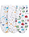Bubble bear Baby Boy Girl Swaddle Blankets, 3-6 Months - Hypoallergenic, Adjustable Swaddle Sleep Sacks, Cute Soccer Ball, Dinosaur Pattern, 3 Pac...