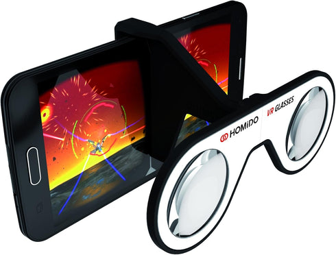 Mini Virtual Reality Glasses for Smartphone Foldable VR Headset Compliant with iPhone & Android Cell Phone Vr Games and 3D Movies...