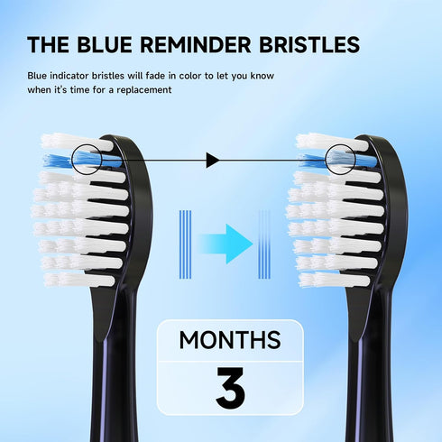 Replacement Heads for WaterPik Sonic Fusion SF-01/SF-02/SF-03/SF-04,Replacement Brush Heads Compatible with WaterPik Sonic Fusion 2.0 Flossing Too...