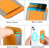 HiWe for MagSafe Wallet, Magnetic Card Wallet Holder for iPhone 15/14/13/12 Series, Leather Wallet, Fit 6 Cards, Slim, RFID Blocking, Orange......