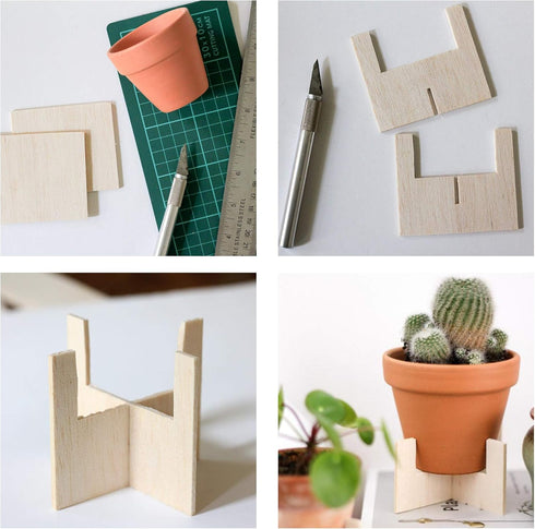 Balsa Wood Sheets 1/8" Inch Thick 12" x 4" Unfinished Wooden Board by Craftiff (5 Pack)...