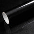 LACHEERY Glossy Black Contact Paper for Cabinets Shiny Peel and Stick Wallpaper Black Kitchen Cabinet Contact Paper Peel and Stick Black Removable...