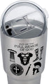 Dicksons Armor Of God Silver Toned 30 Ounce Stainless Steel Travel Tumbler...
