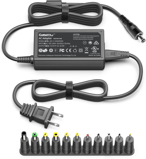 12V Adapter Charger Compatible with 4 moms mamaRoo, Arcade1up Game Machines Arcade 1up NBA Jam, Pacman Arcade Game 660 960 480 Video Light Ring Li...
