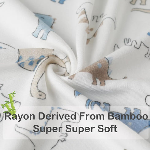 Rayon from Bamboo Sleep Sack Baby Wearable Blanket 0.5 Tog Soft Kids Sleeping Bag Toddler Sleeveless 0-6 Months Infant Newborn Swaddle Blanket 2-W...