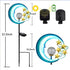 Solar Outdoor Garden Lights - Solar Powered Pathway Lights Outdoor Decorative Lights Waterproof Crackle Glass Globe Led Landscape Lighting for Pat...