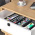 2PCS Drawer Organizer,Drawer Organizer for Kitchen,Utensil Mesh Drawer Organizer with Interlocking Arm for Cosmetic,Flatware,Pen (9 * 3 * 2 Inches...