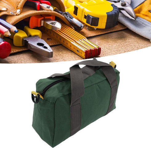 Wide Mouth Tool Bag, Portable Tool Tote Bag Storage Handbag Waterproof High Capacity Tool Storage Bag for Vehicle Maintenance Carpentry Technician...