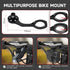 Out Front Bike Combo Mount for Garmin Edge Wahoo Elemnt Computer, Extended Cycling Computer Mount Compatible with Bryton Cateye GoPro and Flashlig...