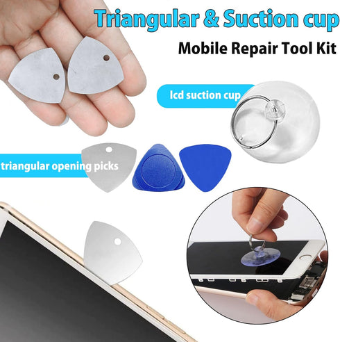 19 in 1 Electronics Repair Tool Kit, Spudger Pry Opening Tool Screwdriver Set for iPhone, Laptop, iPad, Cell Phone, MacBook, Tablet, Computer, Ele...